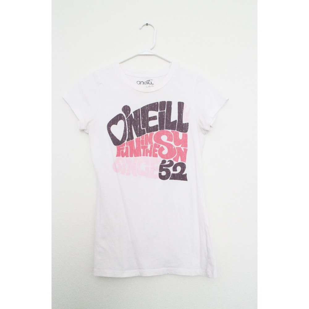 O'Neill White Basic Short Sleeve T-Shirt